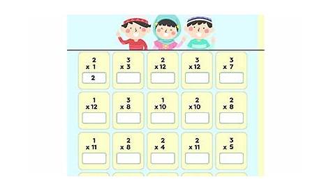 Multiplication Worksheets For Kids - Free & Printable | MomJunction