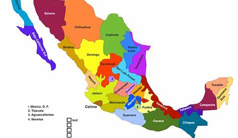Printable Map Of Mexico States – Printable Map of The United States