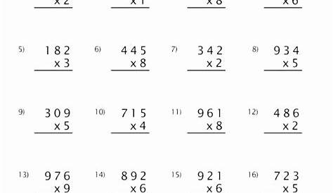 math worksheet double cross