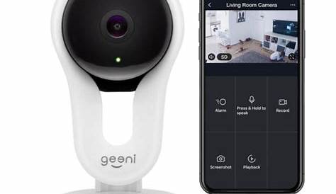 Geeni Aware Surveillance Camera 1080p HD Wireless WiFi Standard Night