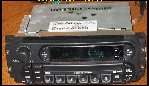 NEW 2002-2007 DODGE RAM 1500 2500 3500 6 CD CHANGER RADIO STEREO RBQ R – OEM-RADIOS