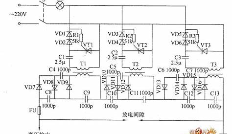 High voltage static generator circuit diagram 2 - Basic_Circuit