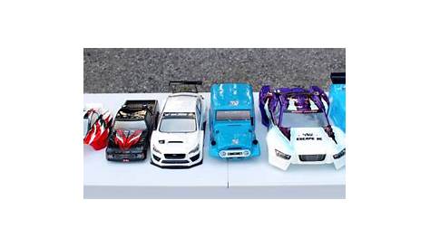 scale model rc car scale size chart