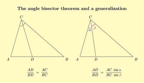 geometry - A generalization of formula involving bisector in triangles