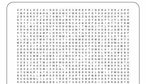 hard word search printables