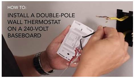 double pole thermostat wiring diagram