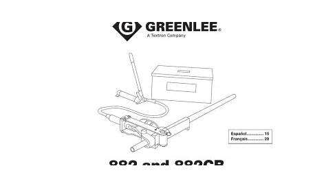 greenlee 555 bender manual pdf