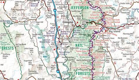 Blue Ridge Parkway Recreation Map - Benchmark Maps