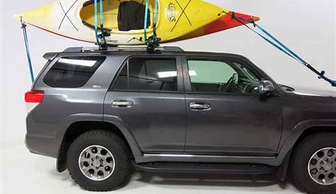 Jeep Grand Cherokee Rhino-Rack Nautic Stack Kayak Carrier w/ Tie-Downs