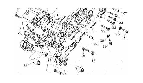 gy6 150cc engine parts diagram