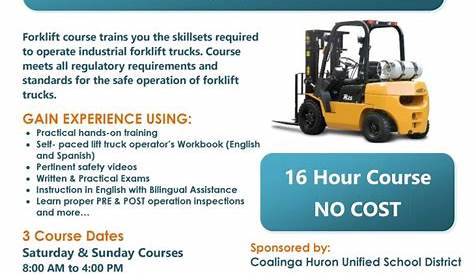 Free Forklift Certification Card Template Download Forklift - Free