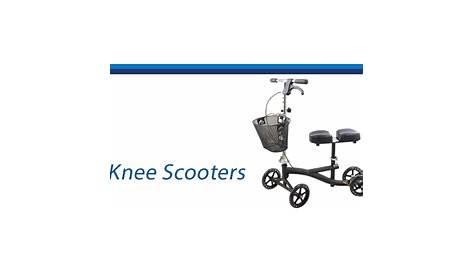 Amazon.com: Roscoe Medical ROS-KSB Knee Scooter with Basket, Height