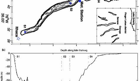 cayuga lake depth chart