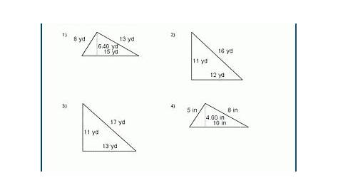 Grade 5 Geometry Worksheets: Area of triangles | K5 Learning