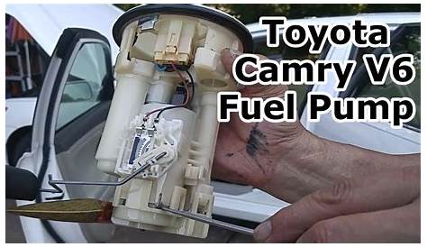 2002 toyota camry fuel pump location