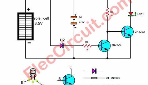 Solar Light Circuit Diagram : Automatic Solar Garden Light Using 555