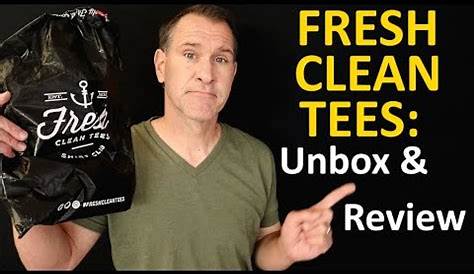 Fresh Clean Tees Review 2020 - Unboxing, Sizing, Fit, Etc. - YouTube