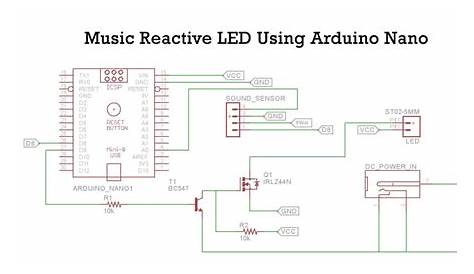 music reactive led strip circuit diagram