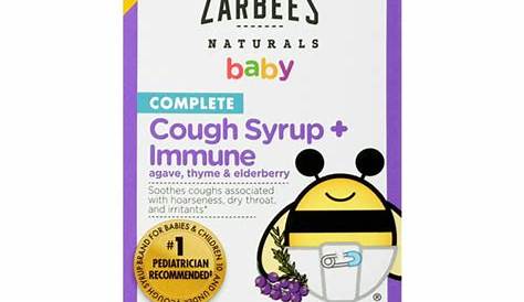 zarbee's cough syrup dosage chart