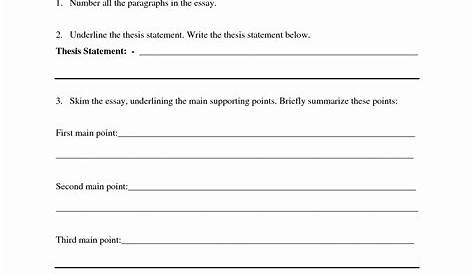 argumentative essay worksheet