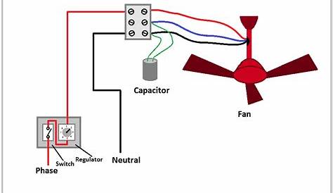 ceiling fan with light circuit diagram