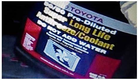 How to Add Coolant Toyota Camry 02-06 - YouTube