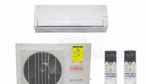 Fujitsu F2H18W07070000 14,000 BTU 18 SEER Ductless Dual Zone Heat Pump