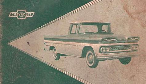 1961 Chevrolet Truck Shop Manual Supplement