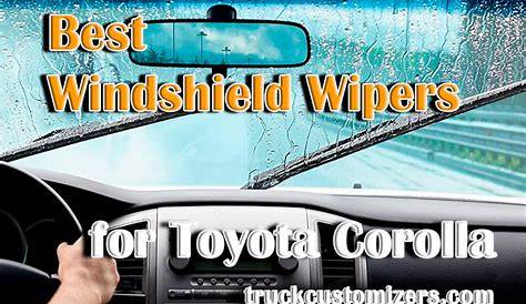 toyota corolla 2010 windshield wipers size