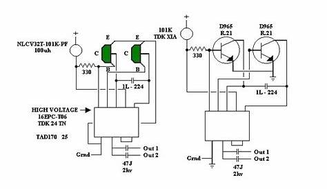 cfl circuit diagram free