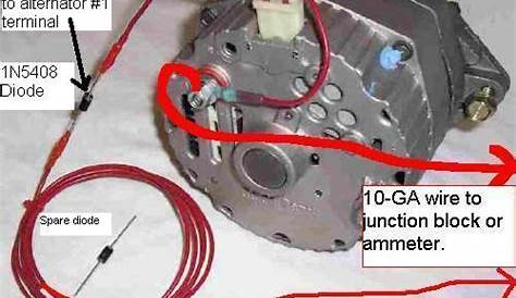 GM single wire alternator wiring : MG Engine Swaps Forum : MG