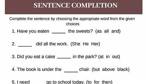 grammar grade 4 worksheet
