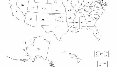 free 50 states printable