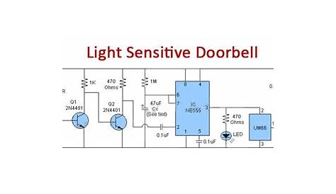 motion sensor doorbell circuit diagram