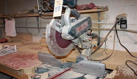 bosch 5412l miter saw owner's manual