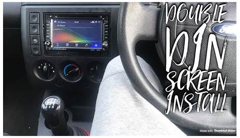 2012 Ford Fiesta Double Din Dash Kit