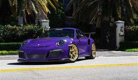 Ultraviolet Purple Porsche GT3 RS - ADV5.2 M.V2 Advanced Series Wheels