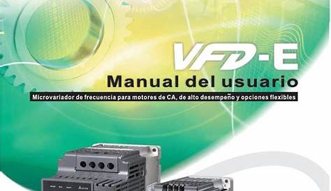 VFD-E_manual_sp.pdf | Electric Current | Manufactured Goods
