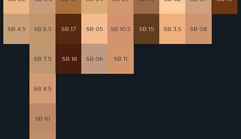 shades la prairie foundation color chart