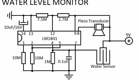 Water Level Sensor Schematics