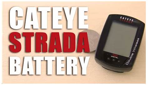 Cateye Strada Wireless Manual Instructions