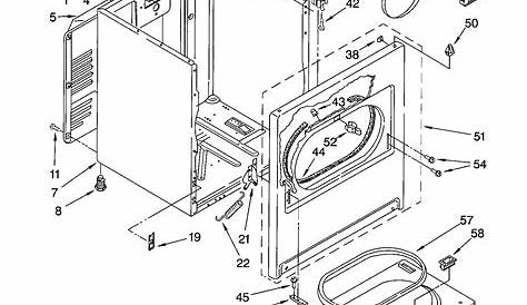 kenmore dryer parts schematic