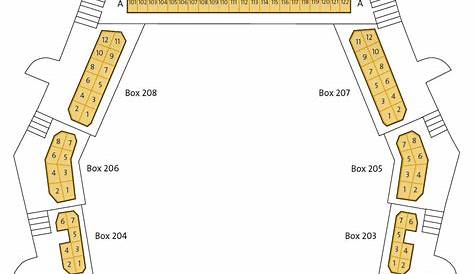 seat number fisher theater seating chart