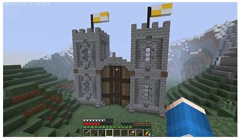 Castle Gate (In Survival) : r/Minecraft