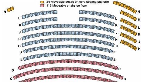 Center Stage Seating Plan 6-17 | The Center For The Arts