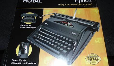 Royal Epoch Manual Typewriter Review | Low End Mac