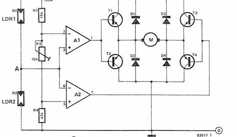 simple solar tracker circuit diagram