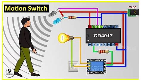 circuit diagram of motion sensor light switch