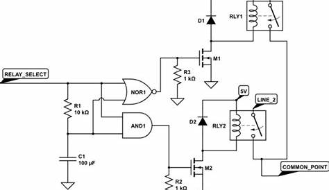 spdt relay circuit diagram