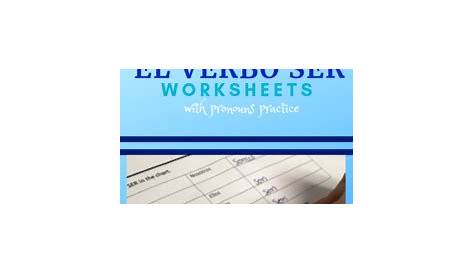 ser worksheets